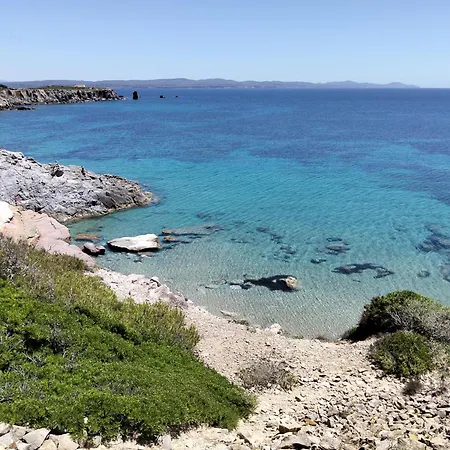 Residenza Cala Di Seta Trilocale Luca Con Vista Mare Per 5 Persone Apartament Calasetta